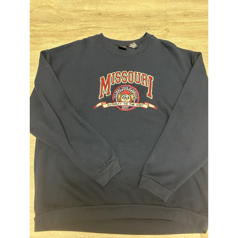 Vintage State Of Mine Sweatshirt Missouri - Men's XL READ MORE